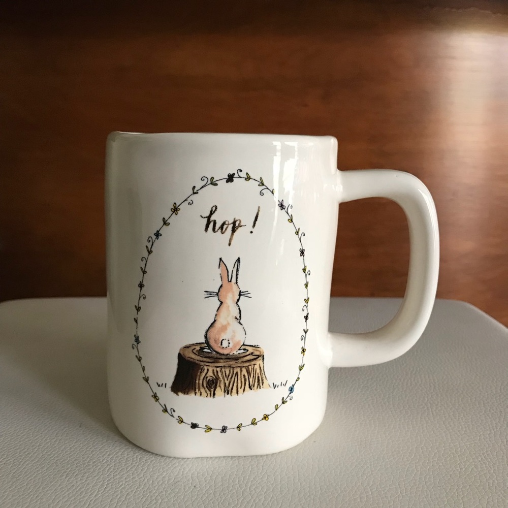 Rae Dunn Easter bunny hip hop mug